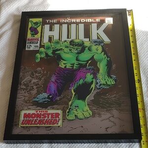 The Incredible Hulk Framed Comic Art